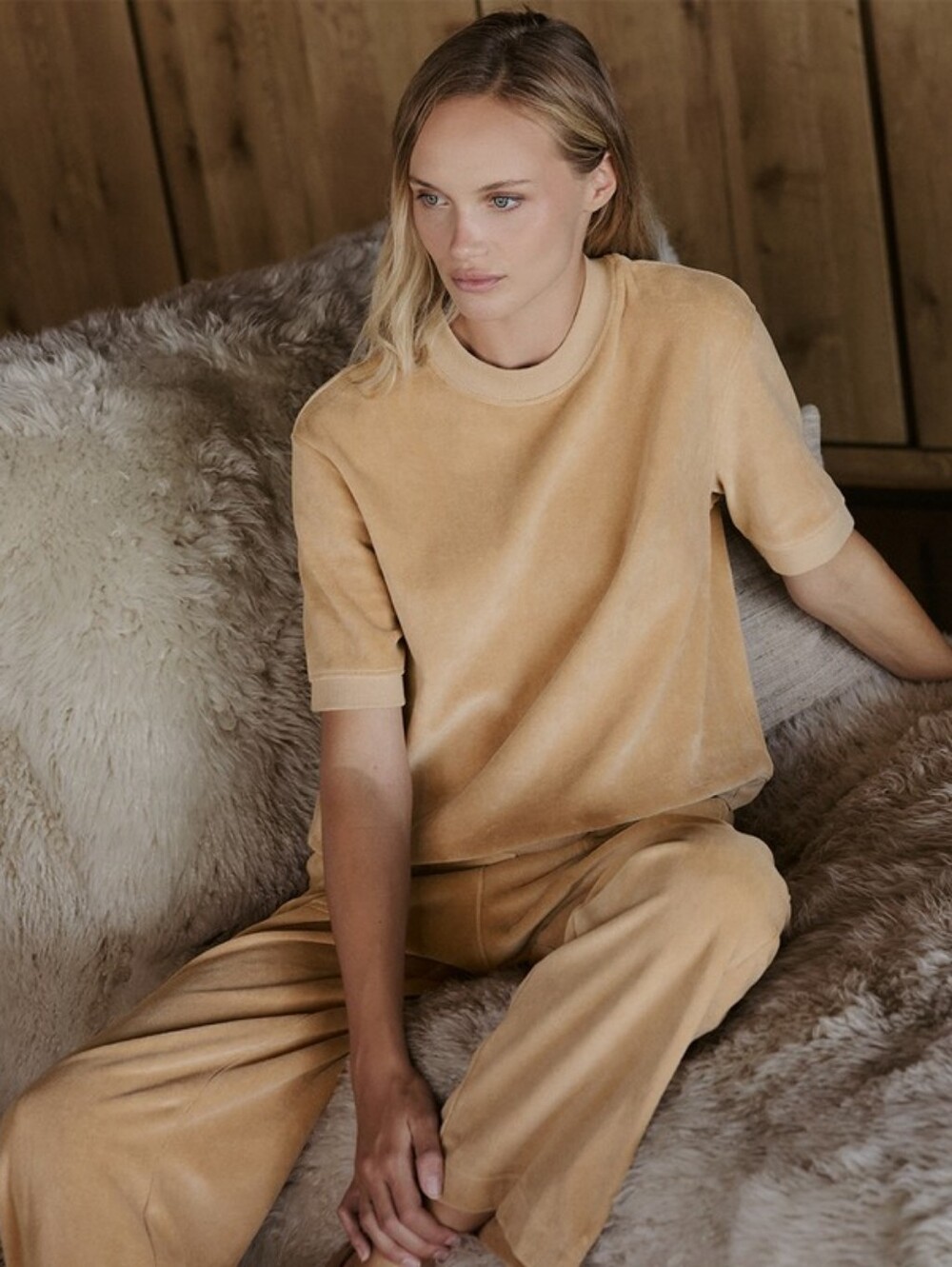 Pact Organic Pure Velour Sweatshirt Tee New
